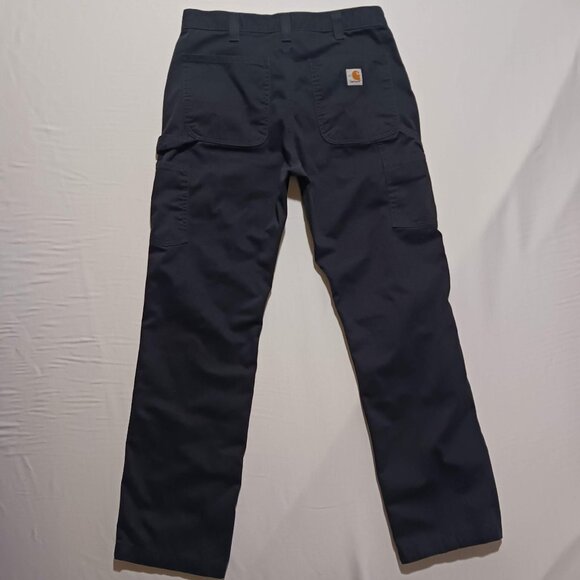 Carhartt B324 BLK Relaxed Fit Utility Carpenter Work Pant Twill Men's Size 33x32 - Picture 8 of 9